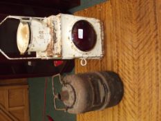 BR British rail lamp + one other