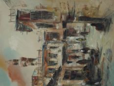 Oil on canvas - Middle Eastern scene indistinct signature 69x50cm