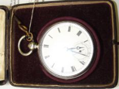 Early 20th century Waltham silver open faced pocke