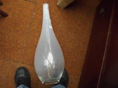 Large opaque glass vase by LSA International