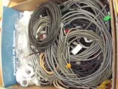 Quantity of wiring, light fittings etc