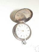 J Norbury & Son Liverpool silver cased pocket watc