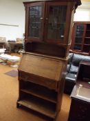Arts and Crafts bureau bookcase