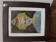 Framed Joan Miro print
