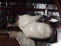 Large Beswick Siamese cat (1882)
