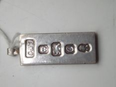 Silver ingot