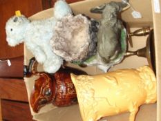 Assorted ceramics to include a Wade water jug and