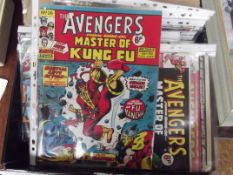 Collection of approximately 60 Avengers comics dat