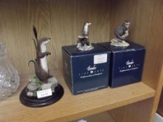 Two Border Fine Arts figures together with a Count