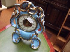 Ceramic mantel clock