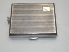 Silver cigarette case