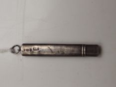 Rare Sterling silver pencil holder