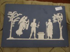 Jasper ware wall plaque