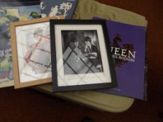 Collection pop memorabilia to include a Mick Jagge