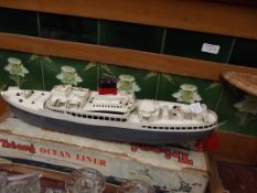Triang clockwork ocean liner