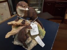 Border Fine Arts otter group
