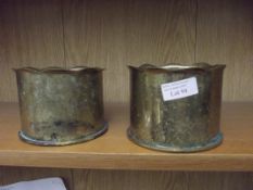 Two pieces of trench art