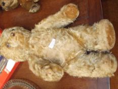 Early straw filled teddy bear