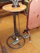 Novelty industrial bar stool with pedals and bicyc