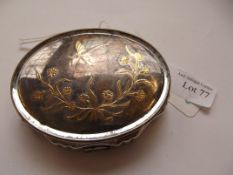Silver plated compact