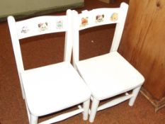 Two child's chairs
