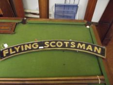 Flying Scotsman, signed.