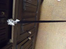 Skull handle swagger stick