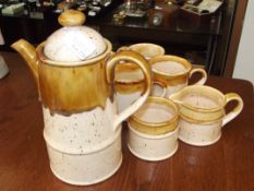 Sadler stoneware coffee set