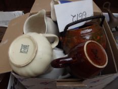 Mixed box of ceramics