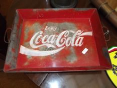 Reproduction Coca Cola tray
