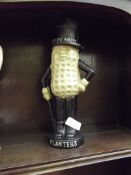 Cast iron Mr Peanut Planters money box