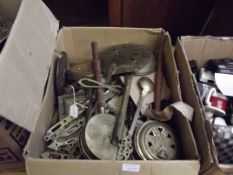 Box of brassware