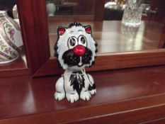 Studio Pottery dog by Lorna Bailey