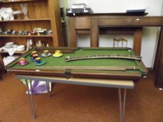 Vintage snooker table