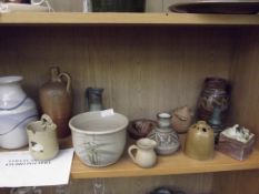 Collection of studio pottery