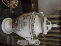 Wedgewood lidded vase