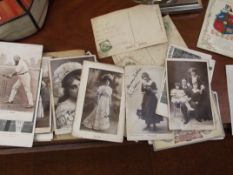 Collection of early 20th century postcards of stag