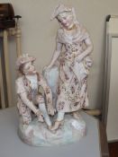 19th century bisque group