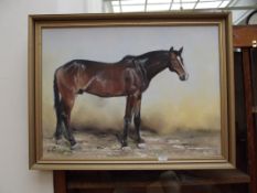 Horse painting of Lloyd Keeler
