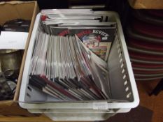 Collection of old MU football programs