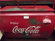 Reproduction Coca-Cola metal box