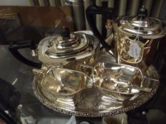 Plated serving set