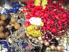 Assorted costume jewellery