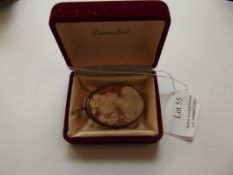 Cameo brooch