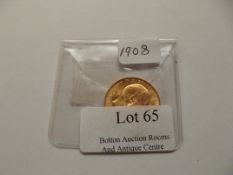 1908 full sovereign