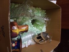 Box of glass and ceramics