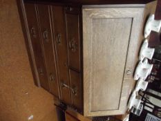 Early 19th century country oak writing bureau