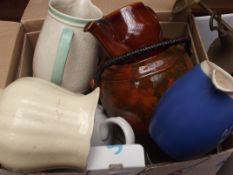 Box of ceramics