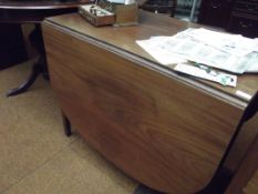 Mahogany drop leaf table