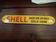 Cast iron Shell Motor Spirit sign